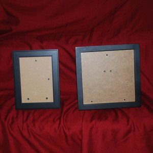 Picture frames (2) by BP Industries Black Standing Frames